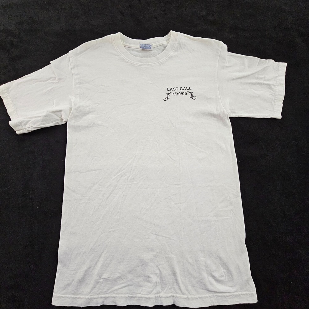 City Limits Delray‎ Beach FL Last Call 2005 White Short Sleeve T-Shirt Men's S - Picture 2 of 7